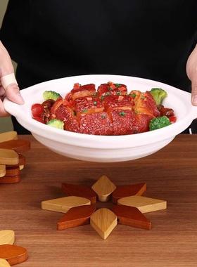 创意风车多变圣诞树隔热垫耐高温防烫摆件餐垫折叠摆件木杯垫乔迁