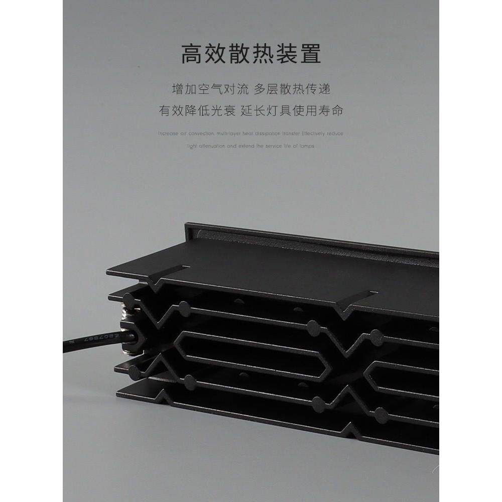 LED格栅线条灯家用无主灯暗装多眼嵌入式客厅方形长条五十头射灯,淘宝优惠券,粉丝福利购,淘宝优惠卷
