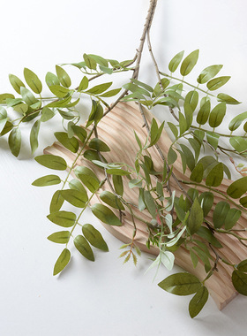 仿真凤凰叶婚庆家居摆件客厅装饰礼物室内人造绿植仿真绿植批发