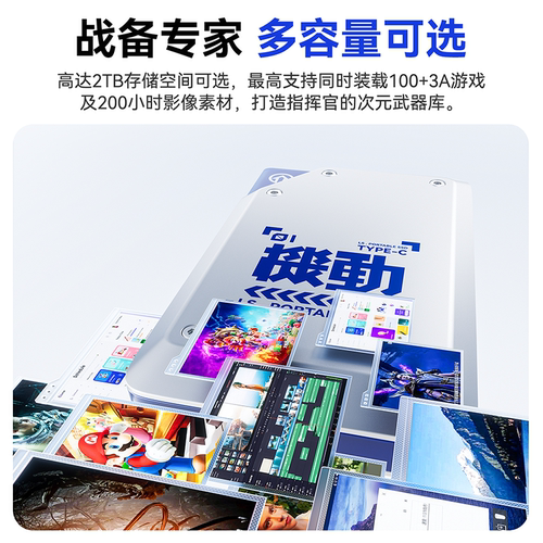 朗盛 MS2050 移动硬盘盒 256G/512G/1T/2T/4T/8T - 图3