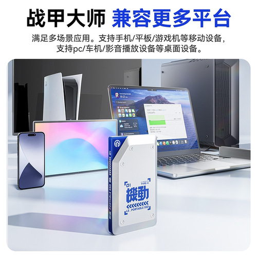 朗盛 MS2050 移动硬盘盒 256G/512G/1T/2T/4T/8T - 图2