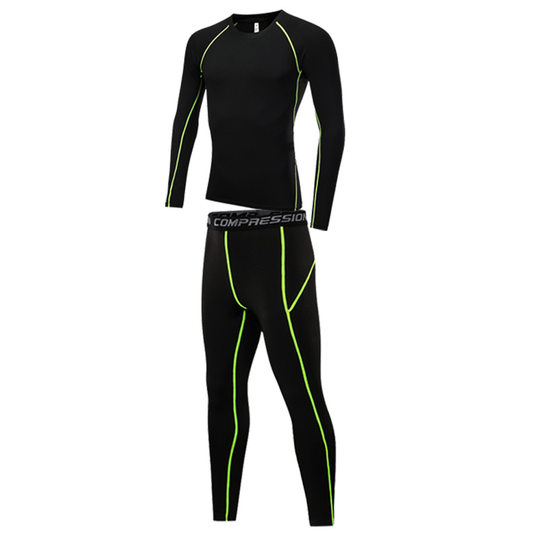 Children's sports tights men's suit autumn and winter basketball football training clothes quick-drying base warm fitness clothes children's clothing