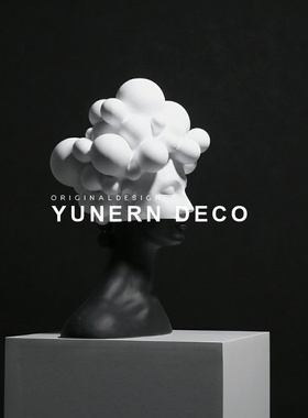 现代轻奢高档软装饰品售楼处样板房间人物造型酒店艺术品雕塑摆件