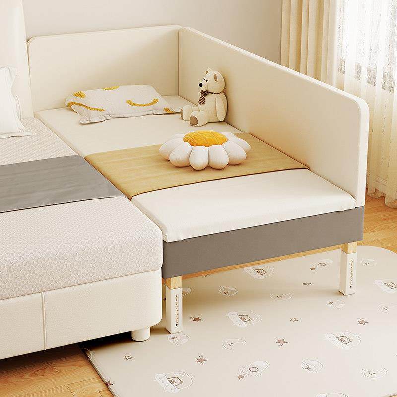 儿童拼接床婴儿加高护栏床边加宽大人可睡全软包高度可调节宝宝床,淘宝优惠券,粉丝福利购,淘宝优惠卷