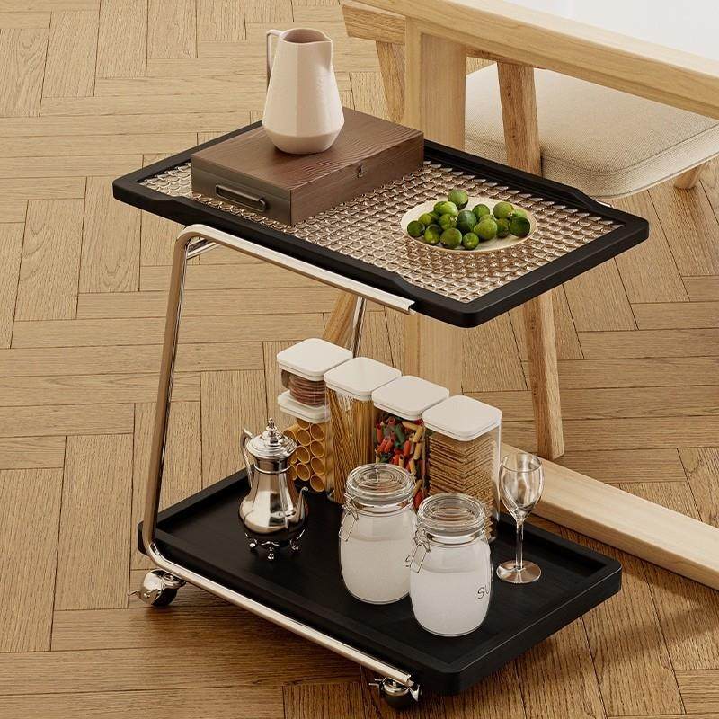 实木边几可移动收纳小推车客厅沙发储物置物架带轮现代简约小茶几,淘宝优惠券,粉丝福利购,淘宝优惠卷