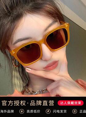 墨镜女防晒防紫外线强光偏光近视太阳镜茶色眼镜男士潮开车遮光