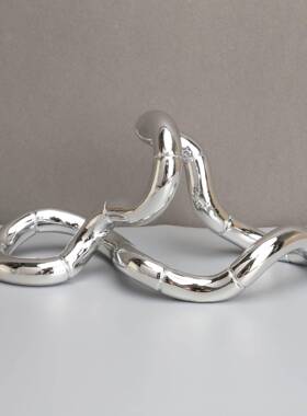 现代轻奢098树脂电莫比镀环品桌装饰客厅茶几电视柜样板面间家居