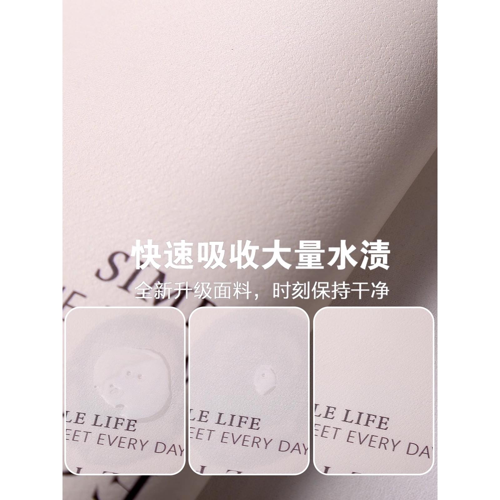 红色新年节日厨房防滑地板垫硅藻泥门吸收脚垫防污防摔浴室门垫 - 图1