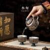 Thirty-year-old gilt Dunhuang Xishi teapot high-end tea set set as a housewarming gift for elders, leaders, friends and teachers