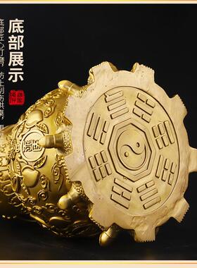 铜葫芦摆件天医九尾阵葫芦八卦空心开盖化解五黄二黑客厅卧室家居