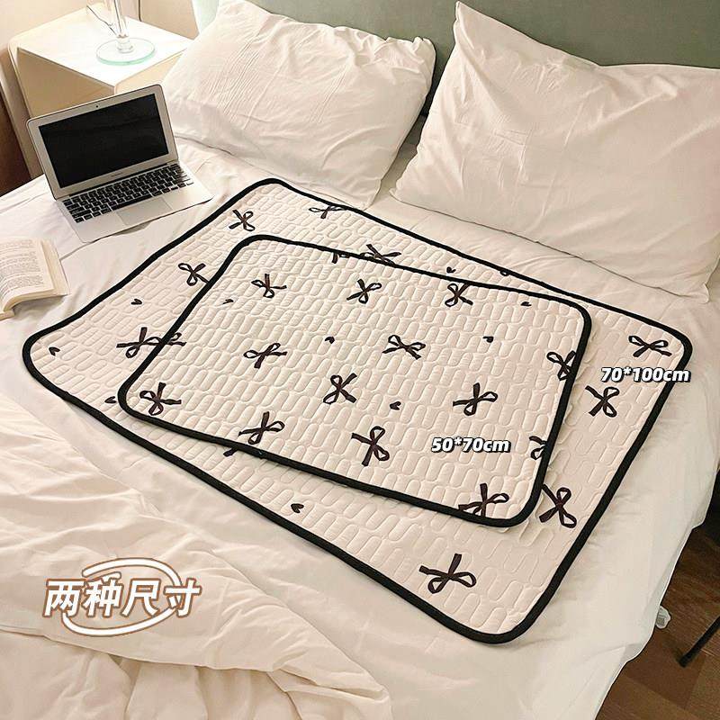 蝴蝶结姨妈垫床上四季通用可水洗生理期床垫防漏防水经期防尿垫子,淘宝优惠券,粉丝福利购,淘宝优惠卷