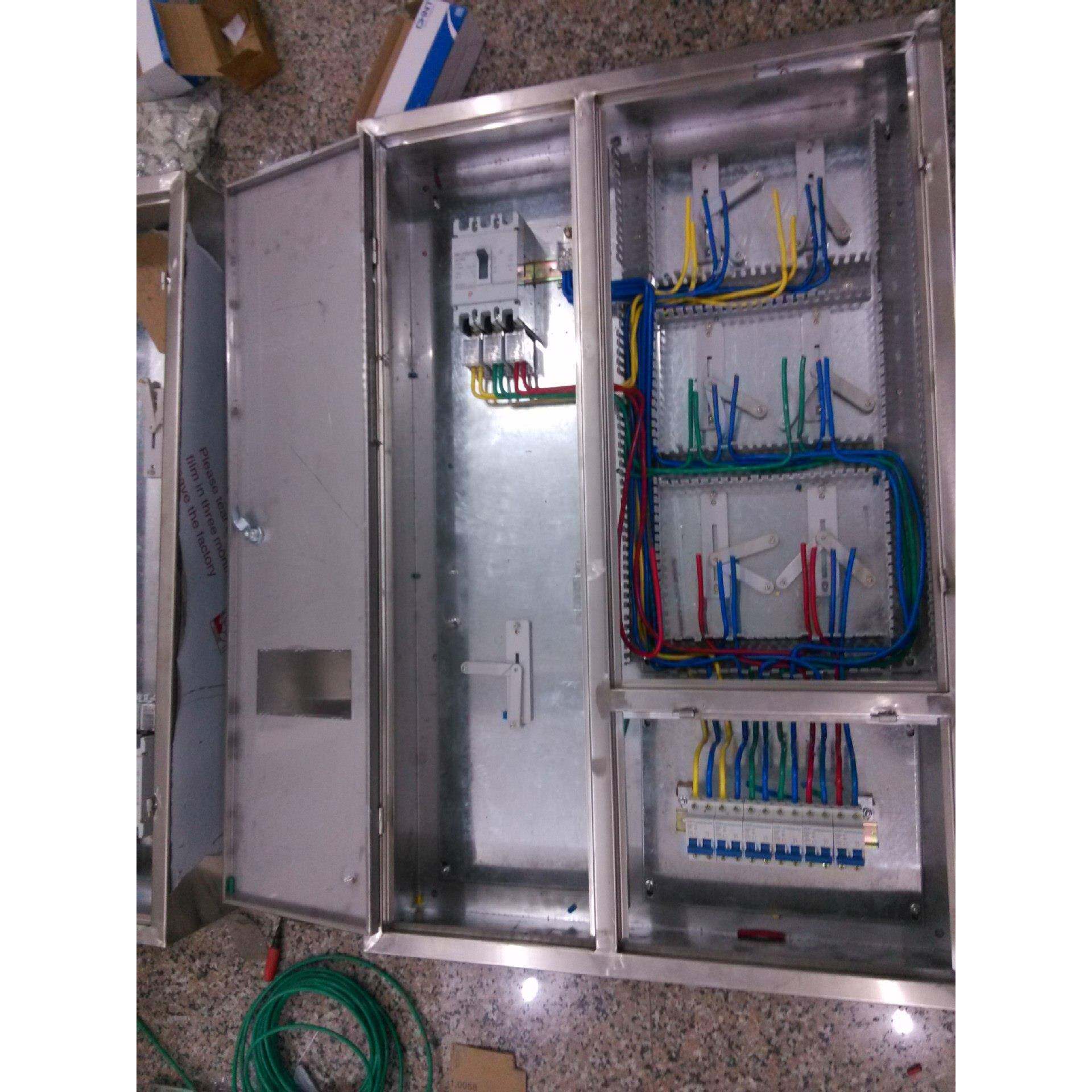 Tfy单相多表位金属电表箱计量箱不锈钢金属电表箱热镀锡电表箱 - 图0