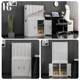 Integrated mobile phone storage velvet cabinet fabric lining high-end mobile phone cabinet conference room small lattice AQQ storage cabinet