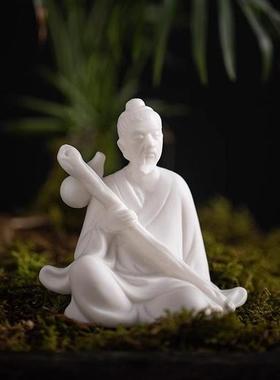 中医古代名医神医华佗李时珍陶瓷人物雕像客厅书房桌面装饰品摆件