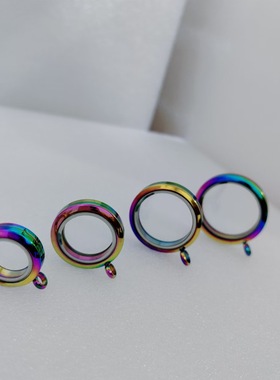 欧美七彩圆形嘎乌盒 螺纹不锈钢小唐卡空盒朱砂项链相盒吊坠  厂