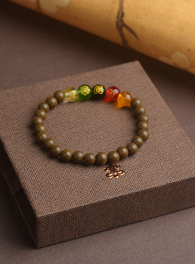 古法天然中药合香珠手链女天然香薰手串养生保健助眠饰品串珠首饰