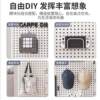 Hong Kong free shipping round hole hole board wall rack shelf stainless steel display storage jewelry hardware tools million