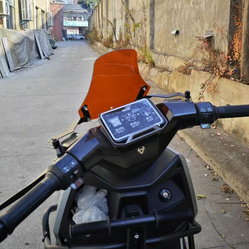 适配小牛FX电动车前置挡风板FXT装饰仪表挡风罩改装配件 - 图0