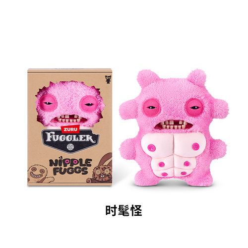 Fuggler官方正版萌牙怪兽啵啵怪兽系列毛绒玩偶丑萌搞怪潮玩公仔 - 图3
