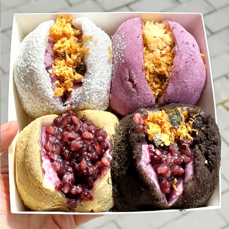 奶酪麻糍糯叽叽材料商用预拌粉馅料裹粉黄油薄脆饼干粉碎摆摊商用 - 图2