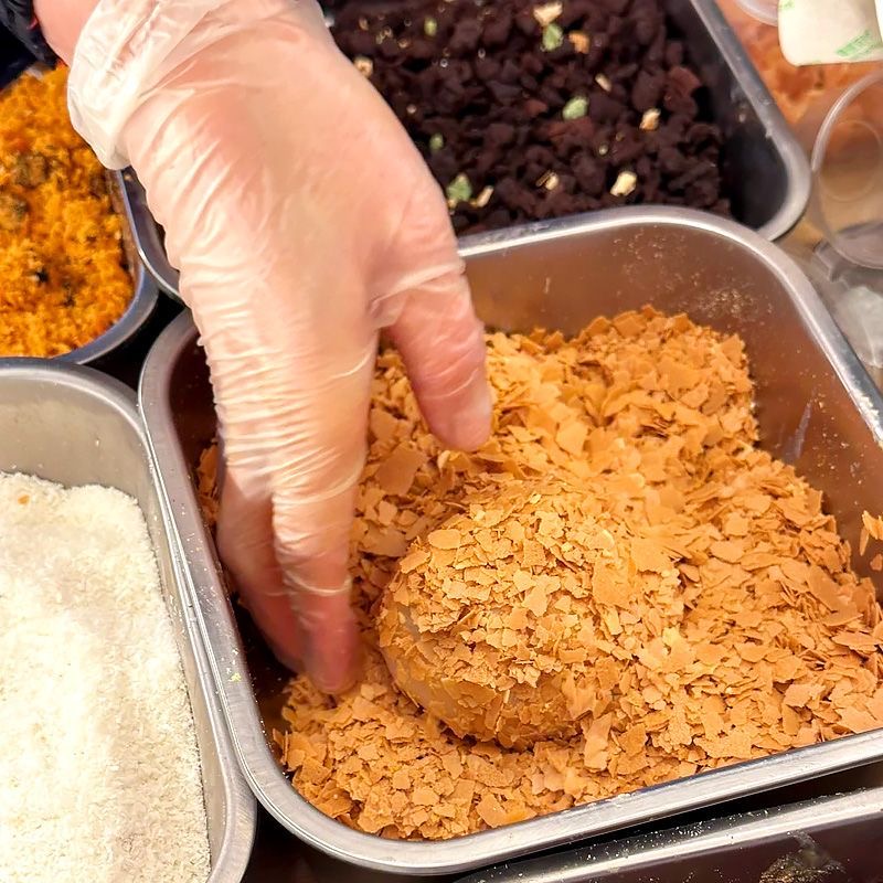 奶酪麻糍糯叽叽材料商用预拌粉馅料裹粉黄油薄脆饼干粉碎摆摊商用 - 图1