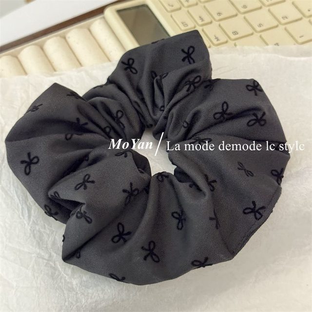 Ins blogger's same style French retro large intestine hair tie for women