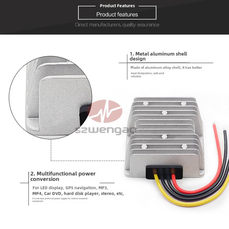 12v to 36v converter high power DVD amplifier power supply car waterproof 12v to 36v DC booster