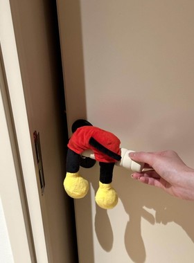 新家的100个快递 | 米奇屁屁门把手装饰家居摆件可爱卧室门把护套