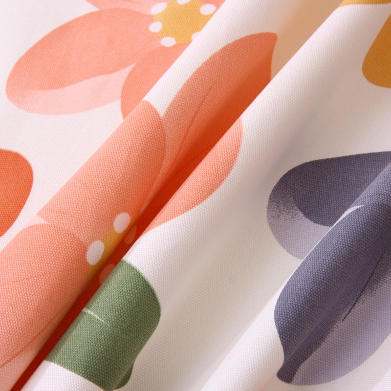 老粗布床单单件清新可爱加厚加密全棉三件套被单凉席炕单 - 图1