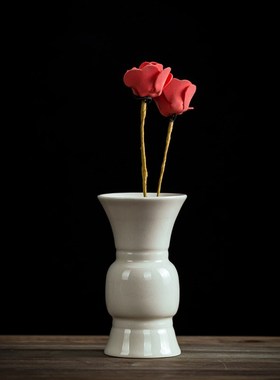 承香瓶香道用具用品熏香瓶子草木灰花瓶插花容器复古陶瓷装饰器皿