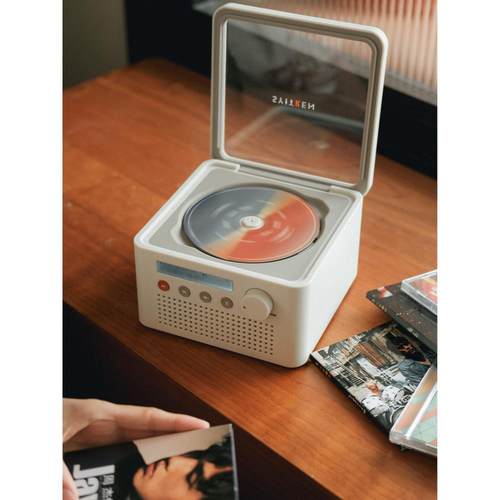 syitren/赛塔林R200复古cd机播放器音响双向蓝牙高音质专辑一体机 - 图3