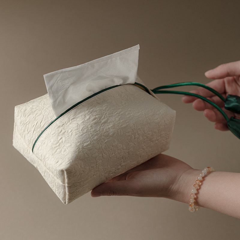 束刻 创意棉麻纸巾盒轻奢高档抽纸盒客厅车载百搭布包收纳装饰品,淘宝优惠券,粉丝福利购,淘宝优惠卷