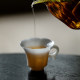 ແກະສະຫຼັກຈີນສີຂາວ jade porcelain ear-hanging tea cup handmade jade tea cup personal special cup single cup
