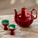 Carving high-end wine utensils, Yuegong wine pot, wine glass set, high-end gold-painted pot, white wine wine set, wine dividing device