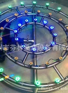 供应 不锈钢304 圆形音乐喷泉全套设备 小O型喷泉水景 泳池喷泉