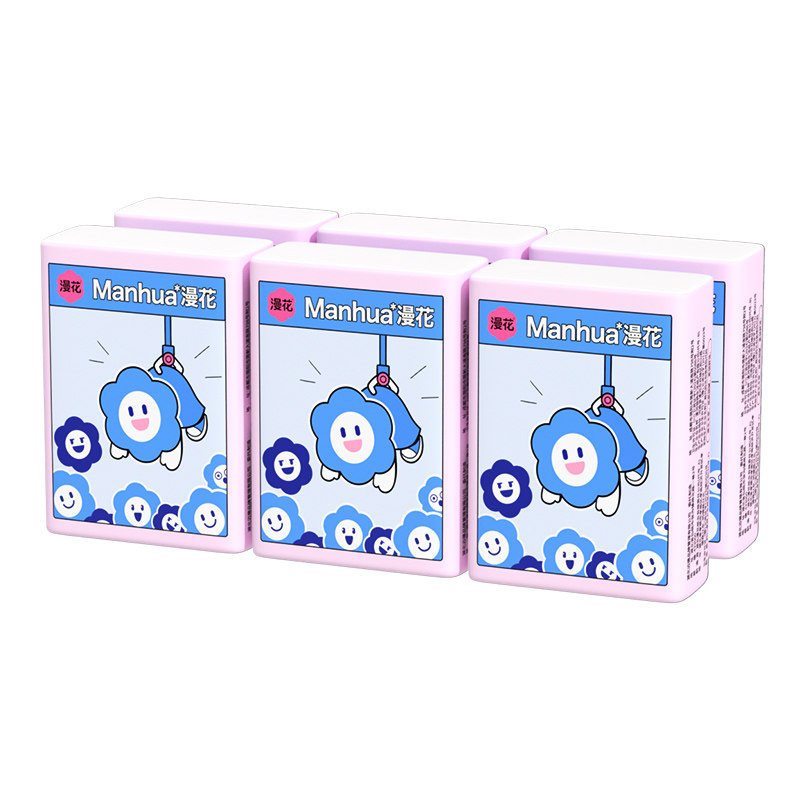 天降1元！漫花手帕纸外出便携装【6包装】