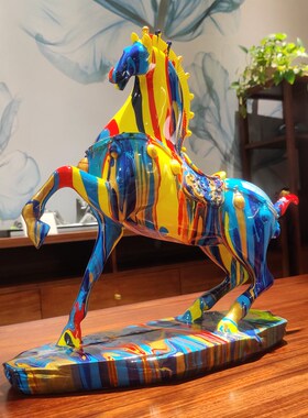 创意抽象艺术样板房间软装家居饰品办公室客厅电视柜工艺品马