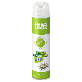 750ML优枪驱蚊喷雾直喷式杀虫剂