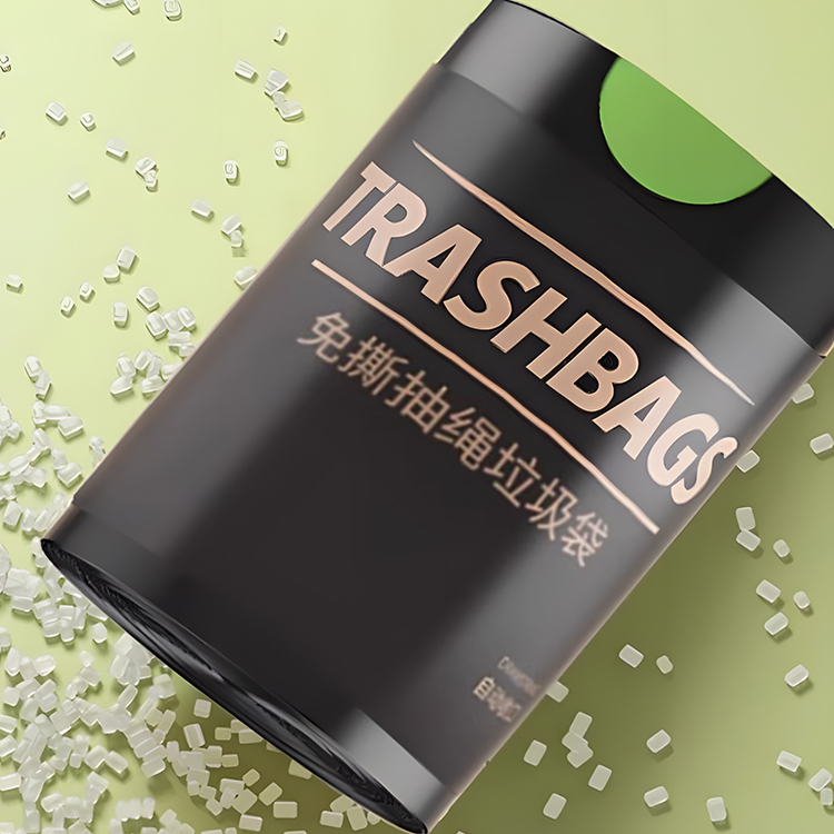 特厚免撕抽绳垃圾袋家用手提式加厚厨房卫生间大号塑料袋子实惠装