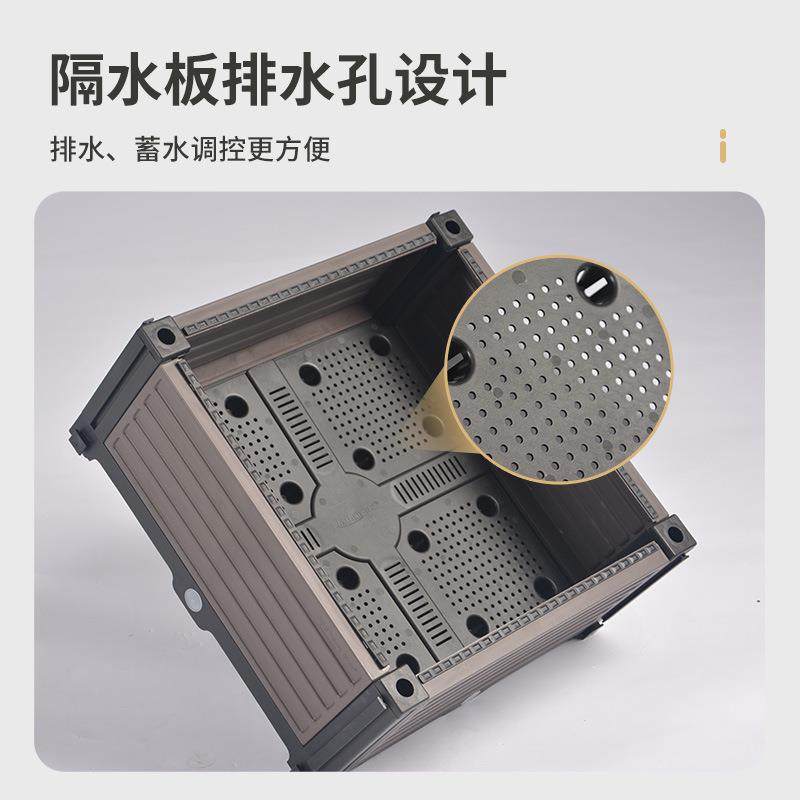 枝晓 方顶种植箱套装 种菜支架杆菜架子植物丝瓜爬藤架带轮可移动,淘宝优惠券,粉丝福利购,淘宝优惠卷