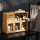 Desktop storage box storage cabinet j tea set display cabinet tableware cosmetic storage cabinet water cup storage rack kitchen
