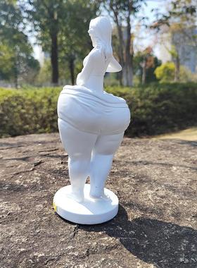 瑜伽馆创意礼品减肥廋身女神摆件美容院养生馆前台摆件树脂工艺品