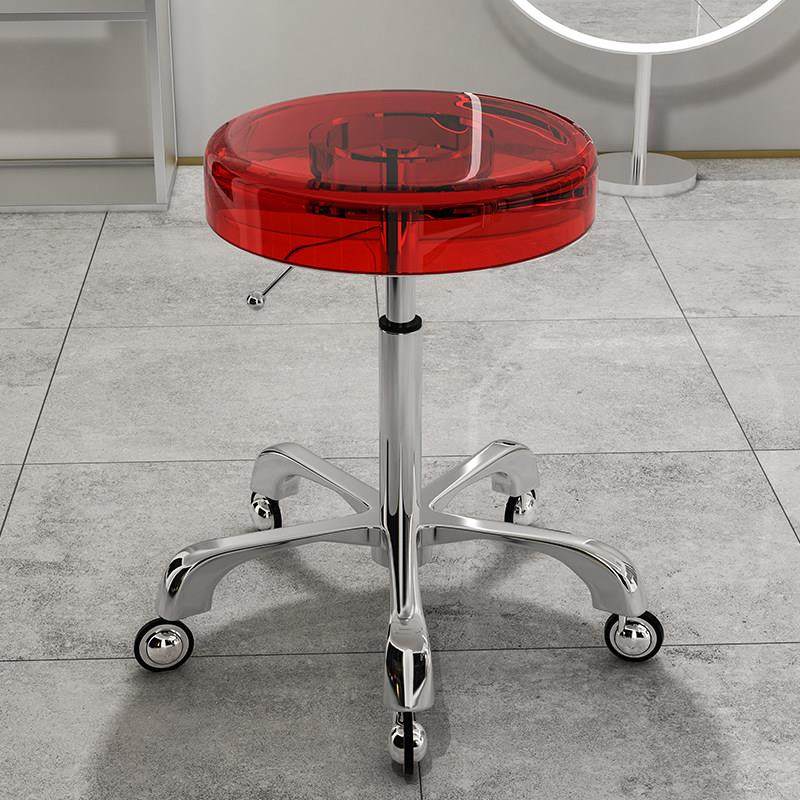 不锈钢美容院凳大工凳椅子旋转升降滑轮圆凳剪发理发店凳子美甲椅,淘宝优惠券,粉丝福利购,淘宝优惠卷