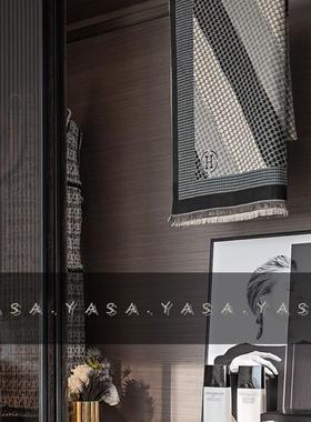 YASA【装饰围巾】样板房衣帽间卧室挂衣架意式轻奢围巾软装陈列品