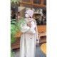 QY2025 autumn and winter Korean high-end mid-length temperament antelope thickened coat