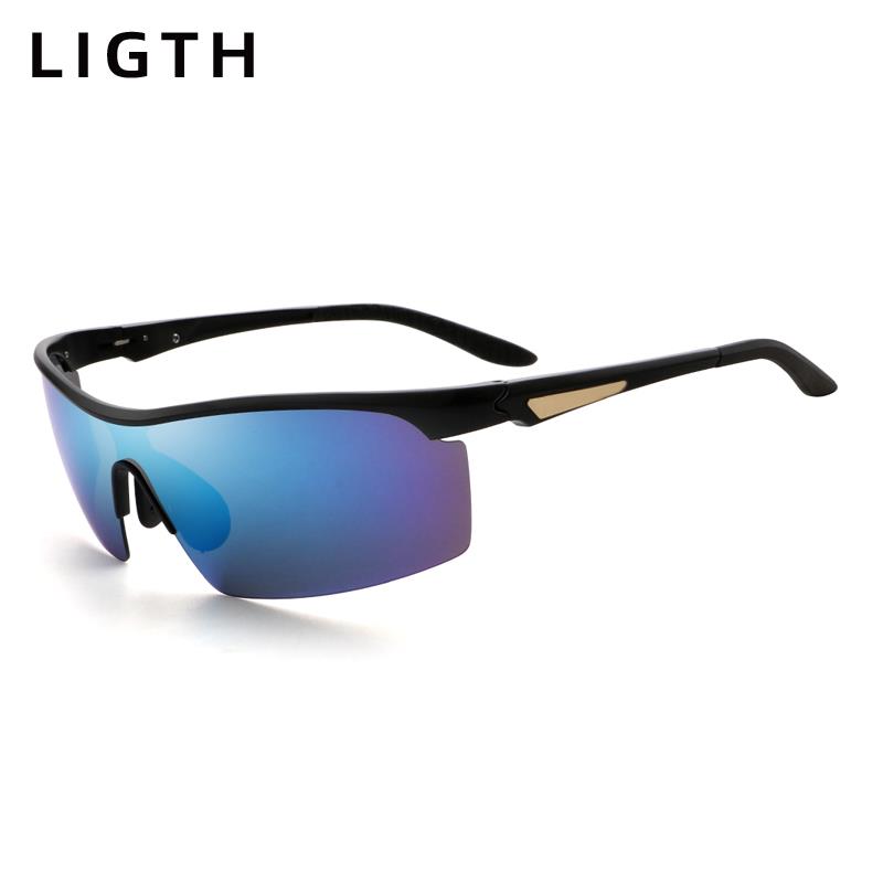 LIGTH铝镁墨镜男士太阳镜高清偏光夜视司机镜驾驶开车钓鱼眼镜潮 - 图2