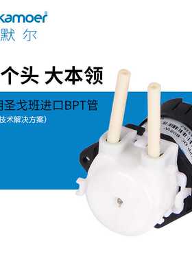 Kamoer KPP 12v 24v 直流电机小型抽水电动自吸迷你微型蠕动泵