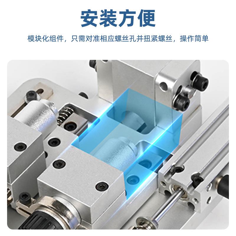 516双头烙铁组件双头气动切换焊锡机烙铁固定组件双烙铁咀切换咀 - 图0