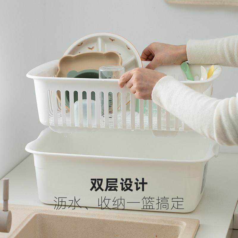 奶瓶收纳箱日本进口asvel宝宝副食品餐具收纳盒带盖子婴儿碗筷沥,淘宝优惠券,粉丝福利购,淘宝优惠卷