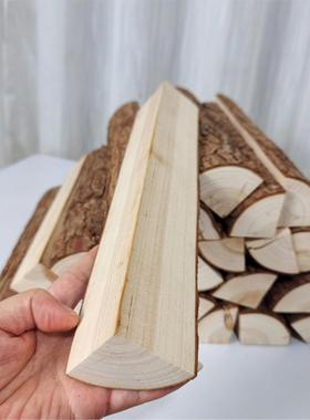 户外装饰木柴原木壁炉取暖木头背景墙客厅饭店民宿木材篝火野炊灶